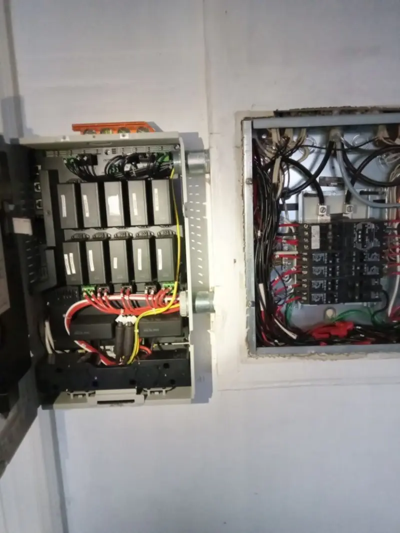 Electrical panel upgrade completed for Indoor Lighting Installation in Maquoketa